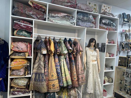 Inside of the store lehenga collections