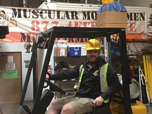 Forklift Training at Muscular Moving Men in Phoenix, AZ