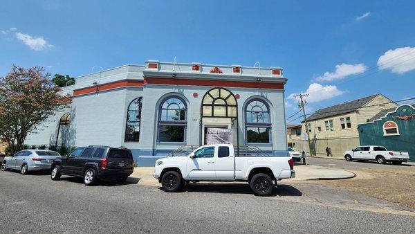 Front of building