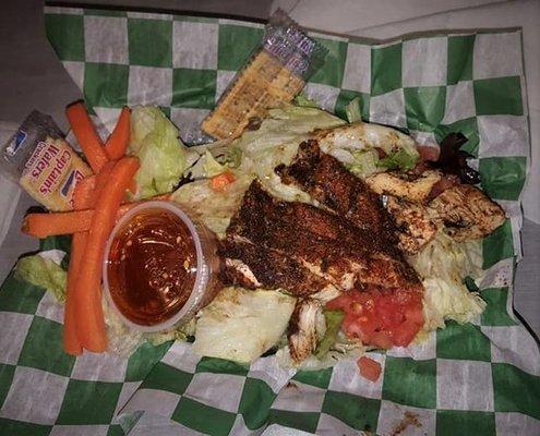 Blackened chicken salad