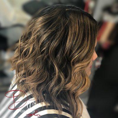 A-Line Bob w/ Beach Waves