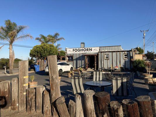 Foghorn Brewhouse in North Morro Bay right on Pacific Coast Hwy 1