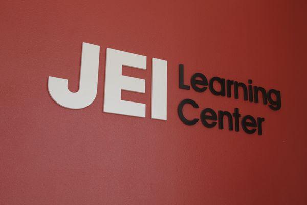 JEI Learning Center entryway logo