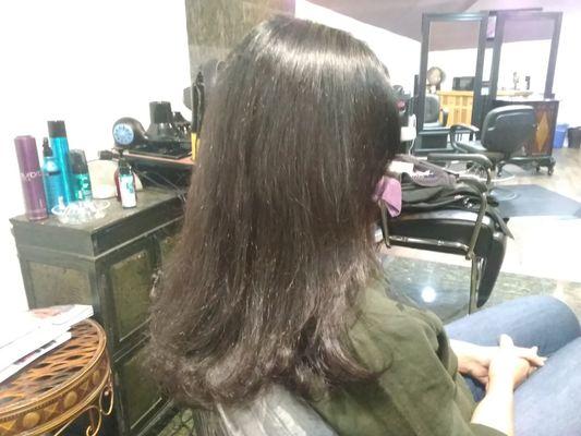 Keratin Smoothing AFTER