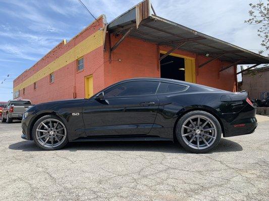 20x9 and 20x10.5 on this 2016 mustang gt