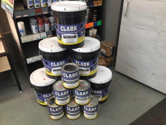 Find Clark Paint's own factory-fresh paints and stains  - each specialty formulated for New England environments, along with name-brands.