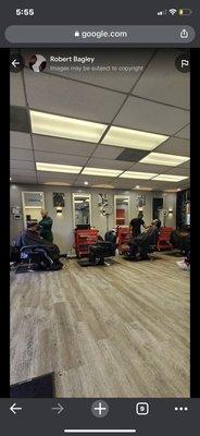 Barbershop floor