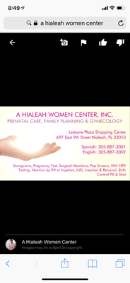 A Hialeah Women Center