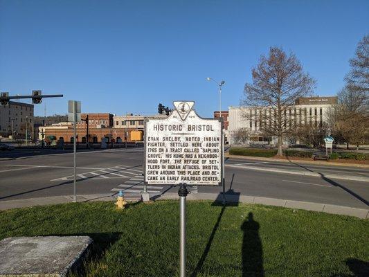 Historic Bristol Historic Marker, Bristol VA