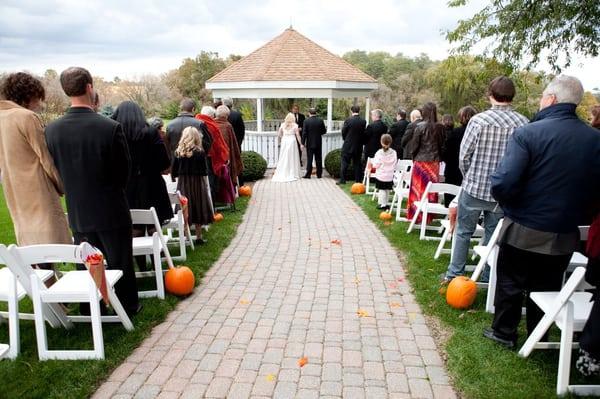 Photo by Brianne Bradbury Photography  - This is the outdoor area for the ceremony.