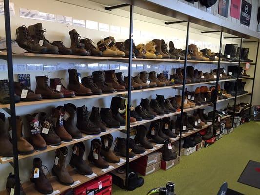 Over 100 different style work boots for men!