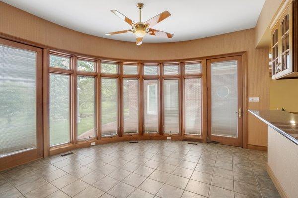 DRINKING MORNING TEA IN YOUR KITCHEN NOOK OR OUTSIDE ON THE PATIO