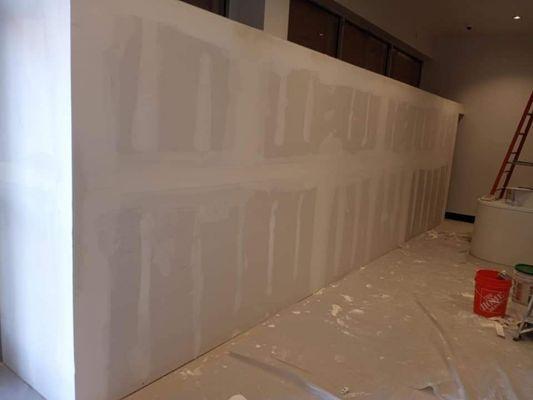 Drywall install