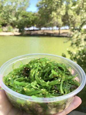 Seaweed salad or as it's called here, ocean salad.