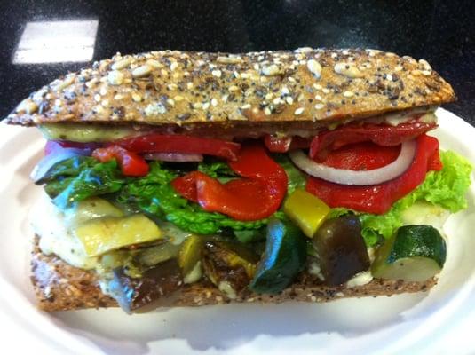 The VegHead Sandwich at Pathways Cafe