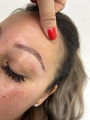 Eyebrow lamination