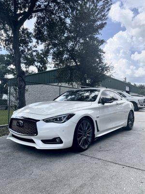 Panted my grille and diffuser gloss black