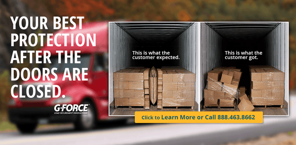 How dunnage products hold containers in place during transport