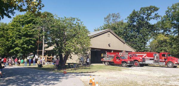 Fire House next to the park