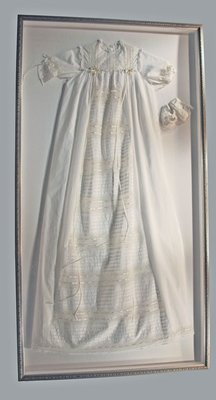 Preserving Memories - Christening Gown Shadow Box