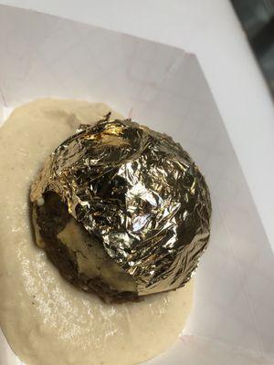 24k gold Falafel  Available in falafel house Doral