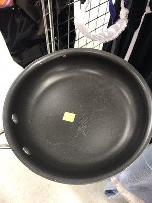 Goodwill skillet, scratched $5.99!