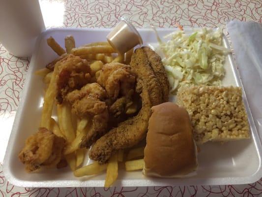 Fish & Shrimp Combo Special on Friday.