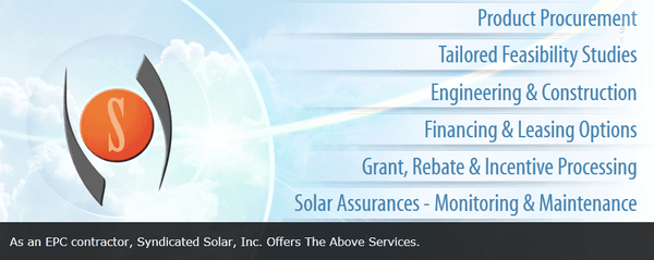 Syndicated Solar, Inc. - www.SyndicatedSolar.com - (866) 813-3581