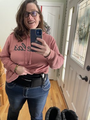 Loving my Concealed Carry Belt!