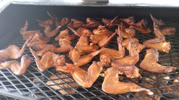 Smoked wings