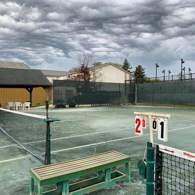 Clay courts