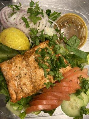 Cilantro salmon salad