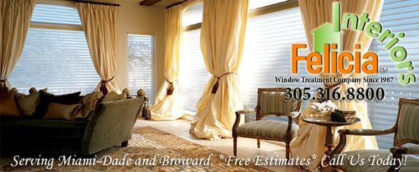 Blinds & Shades Miami Felicia Interiors