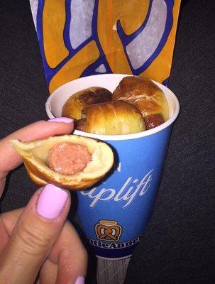 Pretzel dogs