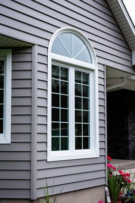 Casement and Half Moon Picture Windows