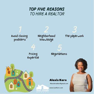 Top 5 Reasons to hire a Realtor