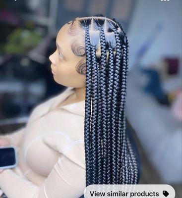 Large box braids