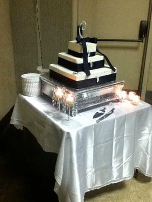 3 tier square cake