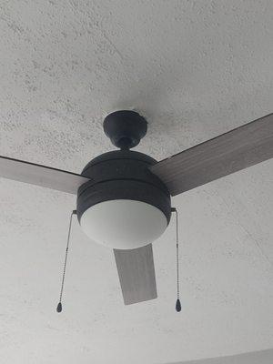 Install ceiling fan