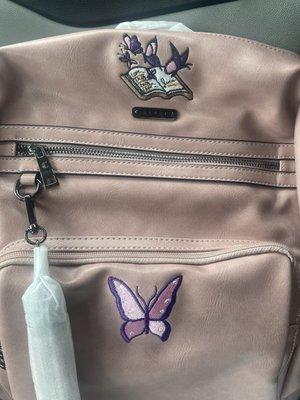 Butterflies  and the Bible this is my bag for church