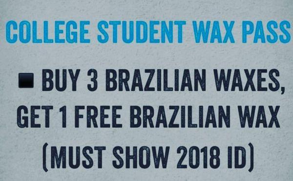 Looking for ways to save on your waxing needs??? Wax passes available!!!