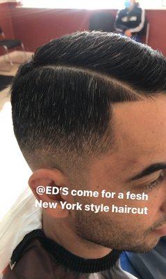 Freshly FADED BY ED STIll killing it in always a GREAT HAIR CUT https://www.instagram.com/edlovaaa/