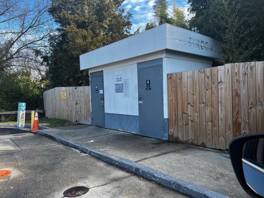 Outdoor bathroom