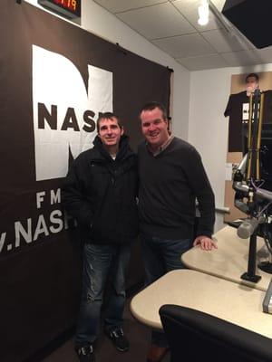 AJ with Active Paws at Nash FM 94.1