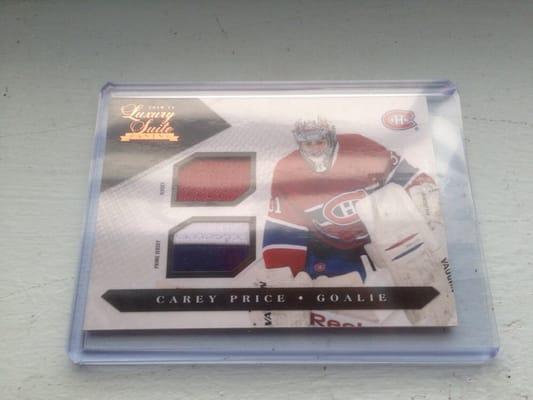 Carey price jersey patch obtained from one of the boxes I purchased at docs