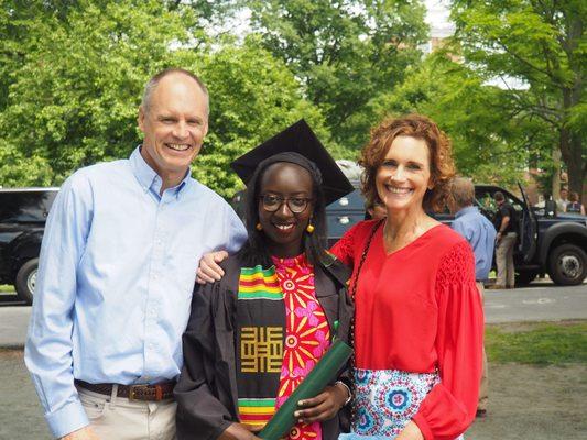 Pastor Craig D'89, Wife Karen D'88 and a Dartmouth Grad