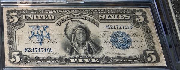 1899 $5.00 Indian  Very Hard to find