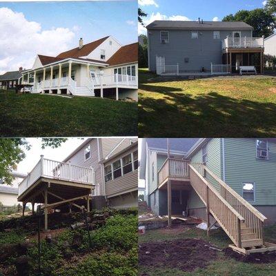 Deck builder framing deck and porch builder framing contractor and design