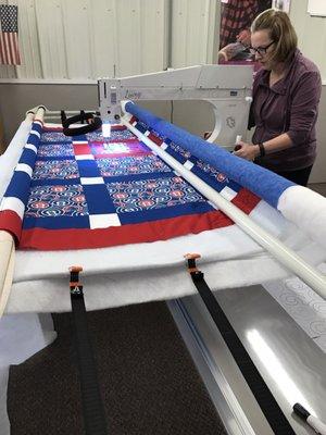 Quilting a pano