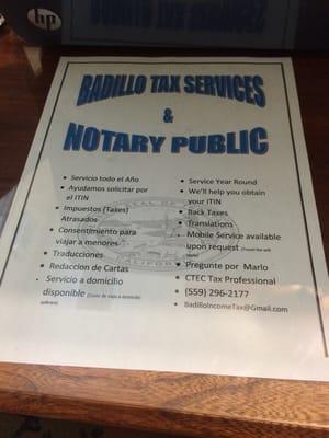 Badillo Tax Services